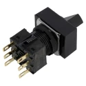 Omron Knob Selector Switch DPDT 2 Positions 16 mm Cutout Diameter IP65 Rated A165S-J2M-2