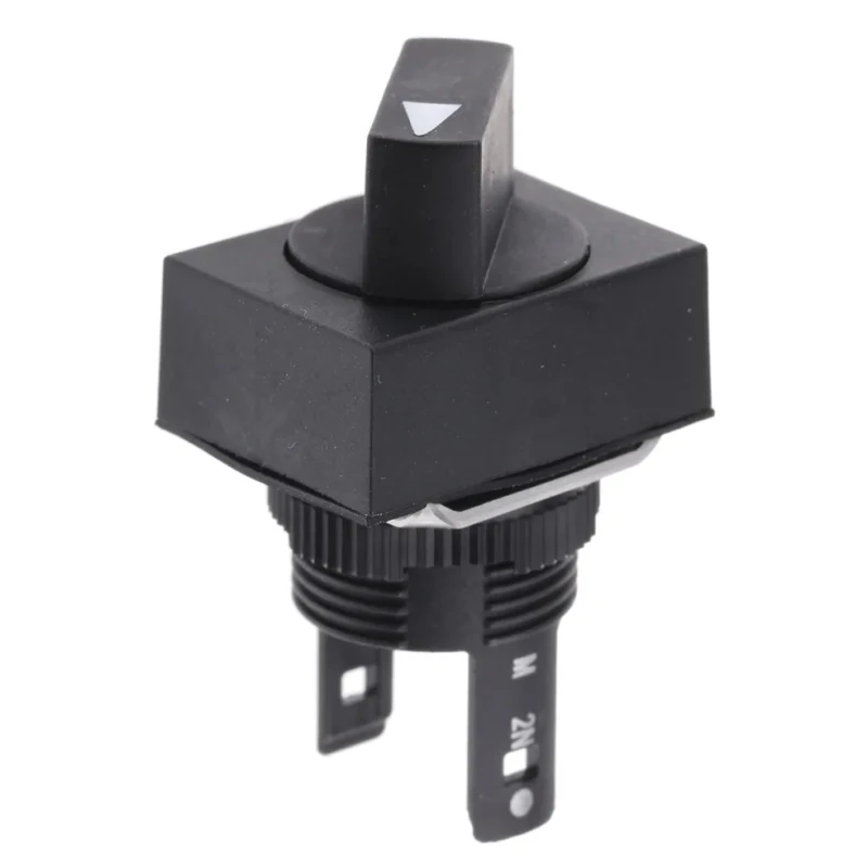 Omron Knob Selector Switch DPDT 2 Positions 16 mm Cutout Diameter IP65 Rated A165S-J2M-2