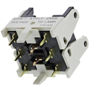 Omron Push Button Contact Block with Solder Terminals, 16mm Diameter Cut Out, 230Vac Rated A16-2P