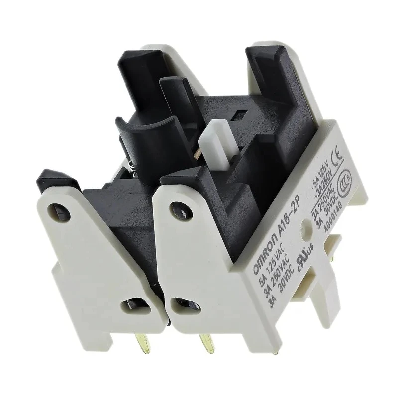 Omron Push Button Contact Block with Solder Terminals, 16mm Diameter Cut Out, 230Vac Rated A16-2P