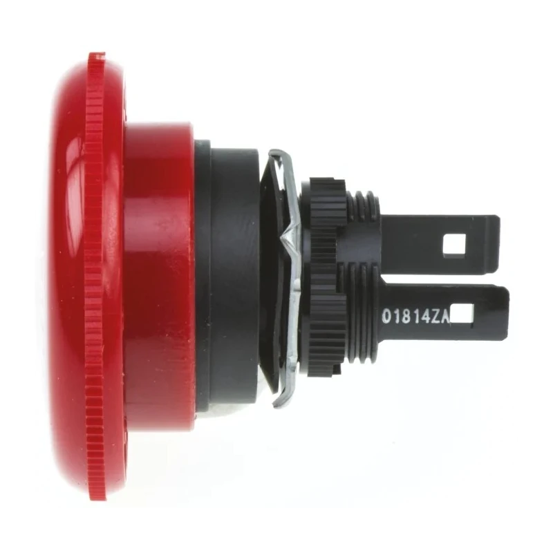 Omron Emergency Stop Push Button Panel Mount, DPST Contact Configuration, IP65 Rated, 250V AC/DC A165E-M-02