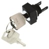 Omron IP65 Sealed Key Switch DPDT 5A 12V AC Latching Flat Key Rectangular Bezel