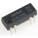 Celduc PCB Reed Relay 5V Coil SPDT Contact Configuration 100V DC Max 0.25A Max 200 Ω D31C2100
