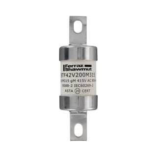 Mersen 200A Bolted Tag Fuse B2 415V AC Central Bolted Tag Fuse-links gM 415VAC/240VDC Y226318 / BTF42V200M315