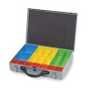 RS PRO Steel Transit Case with Foam Lined Lid, Lockable, Dividers, Grey 178-3360