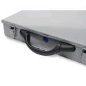 RS PRO Steel Transit Case with Foam Lined Lid, Lockable, Dividers, Grey 178-3360