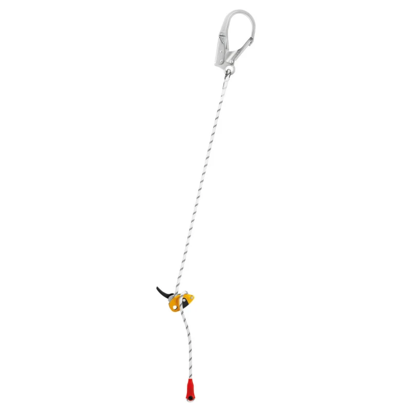 Petzl Adjustable Work Positioning Lanyard Single Leg 2 m Length Locking Carabiner L052DA00