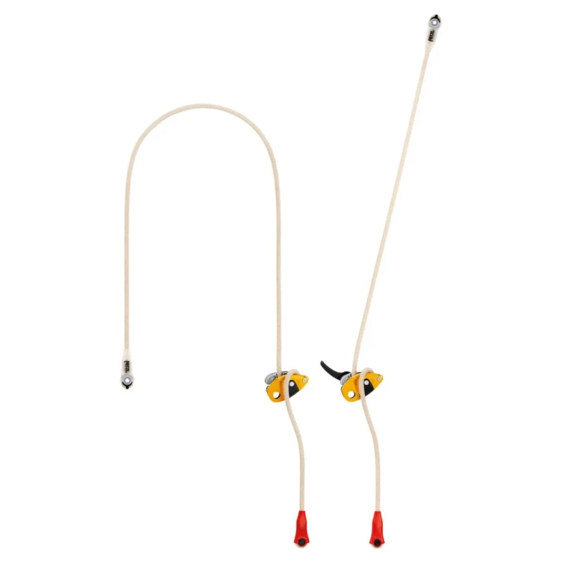 Petzl Adjustable Work Positioning Lanyard 2 m Polyester Rope Single Leg Locking Carabiner L052EA00
