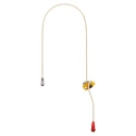 Petzl Adjustable Work Positioning Lanyard 2 m Polyester Rope Single Leg Locking Carabiner L052EA00