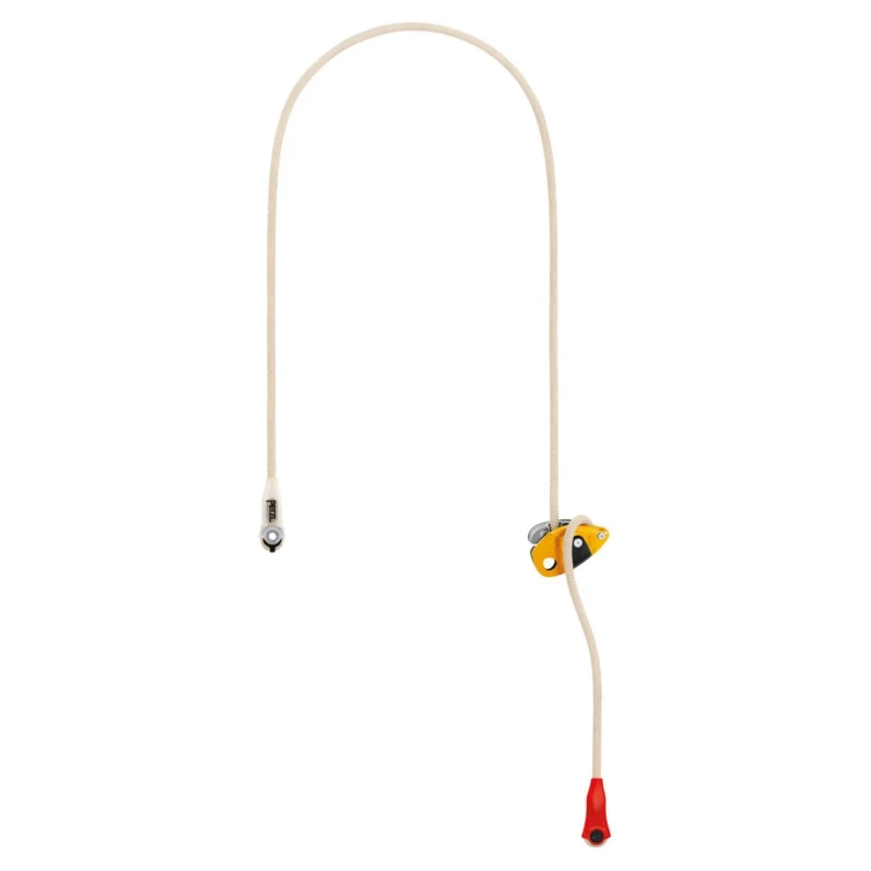 Petzl Adjustable Work Positioning Lanyard 2 m Polyester Rope Single Leg Locking Carabiner L052EA00