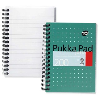 Pukka A6 Wirebound Notepad 200 Ruled Sheets JM036