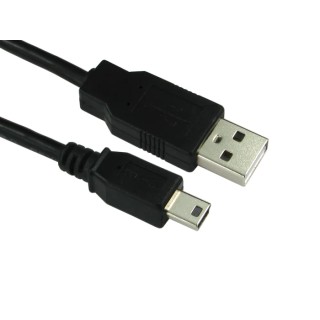 RS PRO IC Socket USB Cable Male USB Type A to Male Mini USB Type B 200 mm 178-4179