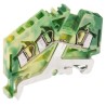 WAGO 280 Series Earth Terminal Block Yellow, Green 2.5mm² 4-Level Cage Clamp 280-637