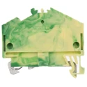 WAGO 280 Series Earth Terminal Block Yellow, Green 2.5mm² 4-Level Cage Clamp 280-637
