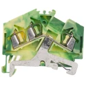 WAGO 280 Series Earth Terminal Block Yellow, Green 2.5mm² 4-Level Cage Clamp 280-637