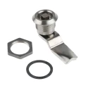 Steinbach & Vollman Stainless Steel Square Lock, 26 mm Panel-to-Tongue Depth, 20.2 x 20.2 mm Cutout, Key Unlock 341-0264