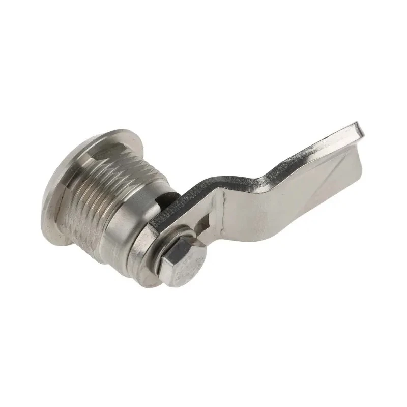 Steinbach & Vollman Stainless Steel Square Lock, 26 mm Panel-to-Tongue Depth, 20.2 x 20.2 mm Cutout, Key Unlock 341-0264
