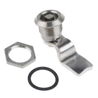 Euro-Locks a Lowe & Fletcher group Company Stainless Steel Square Lock, 32 mm Panel-to-Tongue Depth 20.2 x 20.2 mm 341-0270
