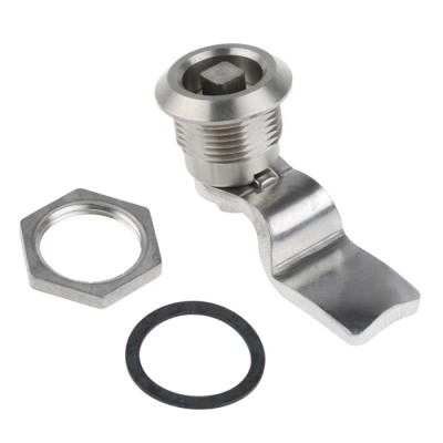 Euro-Locks a Lowe & Fletcher group Company Stainless Steel Square Lock, 32 mm Panel-to-Tongue Depth 20.2 x 20.2 mm 341-0270