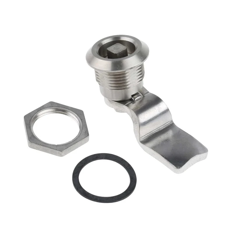 Euro-Locks a Lowe & Fletcher group Company Stainless Steel Square Lock, 32 mm Panel-to-Tongue Depth 20.2 x 20.2 mm 341-0270