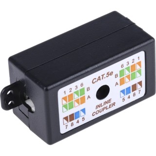 RS PRO 2 Port Punch Down UTP Wiring Box Cat5e, 25mm x 25mm x 45mm, RoHS Compliant Cat5e Cable Connector Cat5e