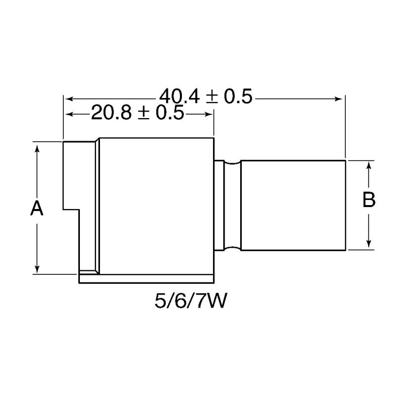 ITT Cannon Circular Connector 7 Contacts Cable Socket Female IP67 Sure Seal Series 120-8551-007
