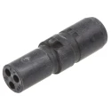 ITT Cannon Circular Connector Miniature Cable Plug 3 Contacts Male IP67 Bayonet 1200V Mini Sure-Seal Series 120-8552-101