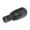 ITT Cannon Mini Sure-Seal Series Miniature Circular Connector 3 Contacts Socket Female Cable IP67 1200V 8A 120-8551-101