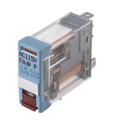 Releco PCB Power Relay with 115V AC Coil, 10A Switching Current, Silver Alloy SPDT Contacts C10-A10X / AC 115 V