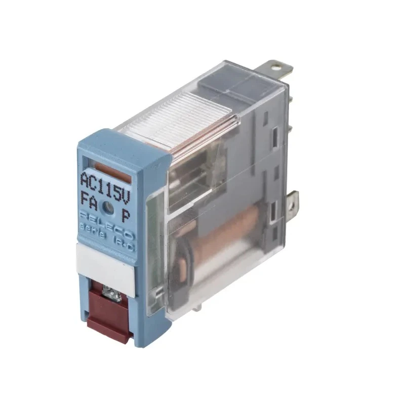 Releco PCB Power Relay with 115V AC Coil, 10A Switching Current, Silver Alloy SPDT Contacts C10-A10X / AC 115 V