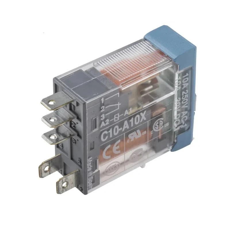 Releco PCB Power Relay with 115V AC Coil, 10A Switching Current, Silver Alloy SPDT Contacts C10-A10X / AC 115 V