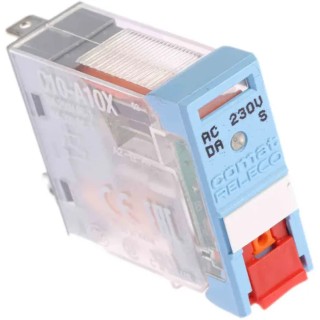 Releco PCB Power Relay with 230V AC Coil, 10A Switching Current, SPDT Contact Configuration C10-A10X / AC 230 V