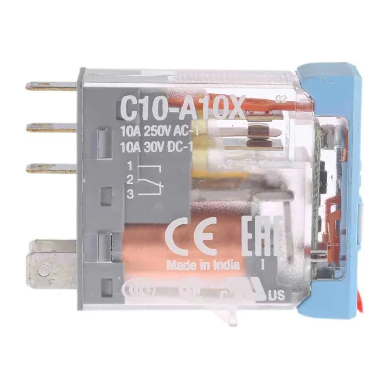 Releco PCB Power Relay with 230V AC Coil, 10A Switching Current, SPDT Contact Configuration C10-A10X / AC 230 V