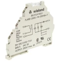 Wieland Flare Series Interface Relay, DIN Rail Mount, 24V DC Coil, SPDT Contact, 6A Switching Current, Silver 80.010.4100.0