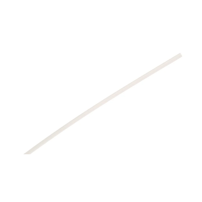 TE Connectivity Heat Shrink Tubing White Polyolefin 1.2 mm Dia. 1.2 m Length 2:1 Ratio RNF-100-3/64-9-STK