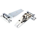 Steinbach & Vollman Zinc Tee Hinge with Fixed Pin Screw Fixing, 127mm x 213mm x 10.5mm 3.51.0153.1