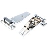 Steinbach & Vollman Zinc Tee Hinge with Fixed Pin Screw Fixing, 127mm x 213mm x 10.5mm 3.51.0153.1
