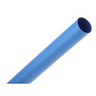 TE Connectivity Heat Shrink Tubing Blue 9.5 mm Sleeve Diameter x 1.2 m Length 2:1 Shrink Ratio RNF-100-3/8-6-STK