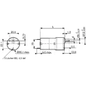 Crouzet Brushed Geared DC Geared Motor, 12V, 3W, 50 Ncm Torque, 1.5rpm, 5mm Shaft Diameter 82862203