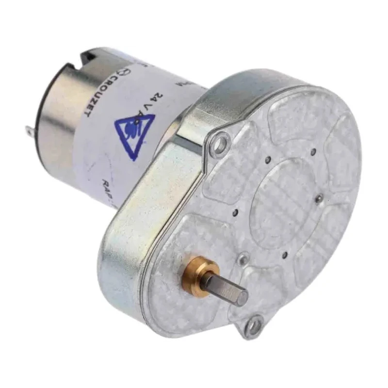 Crouzet Brushed Geared DC Geared Motor 3 W Power, 24V DC Supply, 50 Ncm Torque, 54 RPM, 4 mm Shaft Diameter Model 82861019