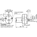 Crouzet Brushed Geared DC Geared Motor 24V dc 3 W Power, 2 Nm Torque, 13rpm Speed, 6 mm Shaft Diameter 82869014