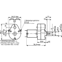 Crouzet Brushed Geared DC Geared Motor 24V dc 3 W Power, 2 Nm Torque, 13rpm Speed, 6 mm Shaft Diameter 82869014