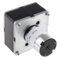 Crouzet Brushed Geared DC Motor 3W 24V DC 5Nm Torque 34rpm Speed 8mm Shaft Diameter Model 82867011