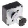 Crouzet Brushed Geared DC Motor 3W 24V DC 5Nm Torque 34rpm Speed 8mm Shaft Diameter Model 82867011