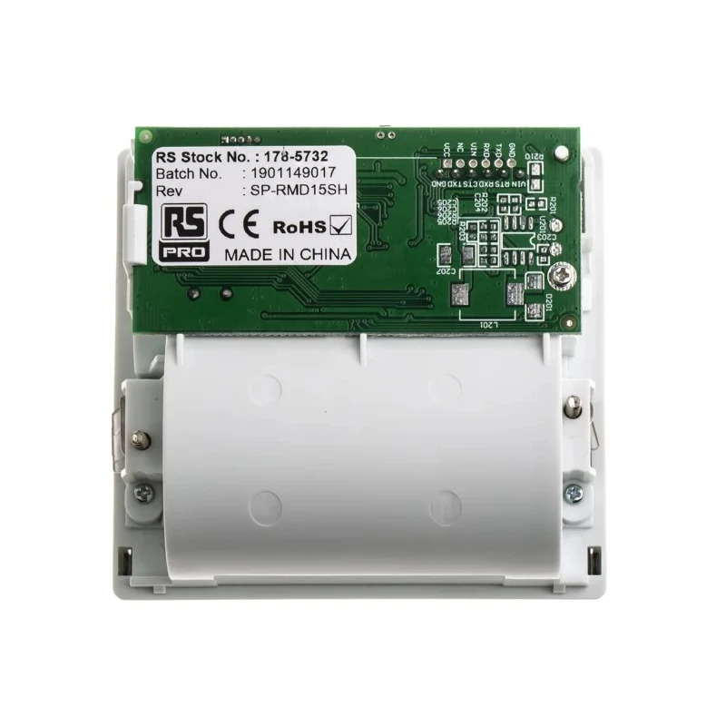 RS PRO Thermal Line Panel Printer 5.0-8.5VDC 2A RS232 Interface 203dpi 76 mm x 80 mm 178-5732