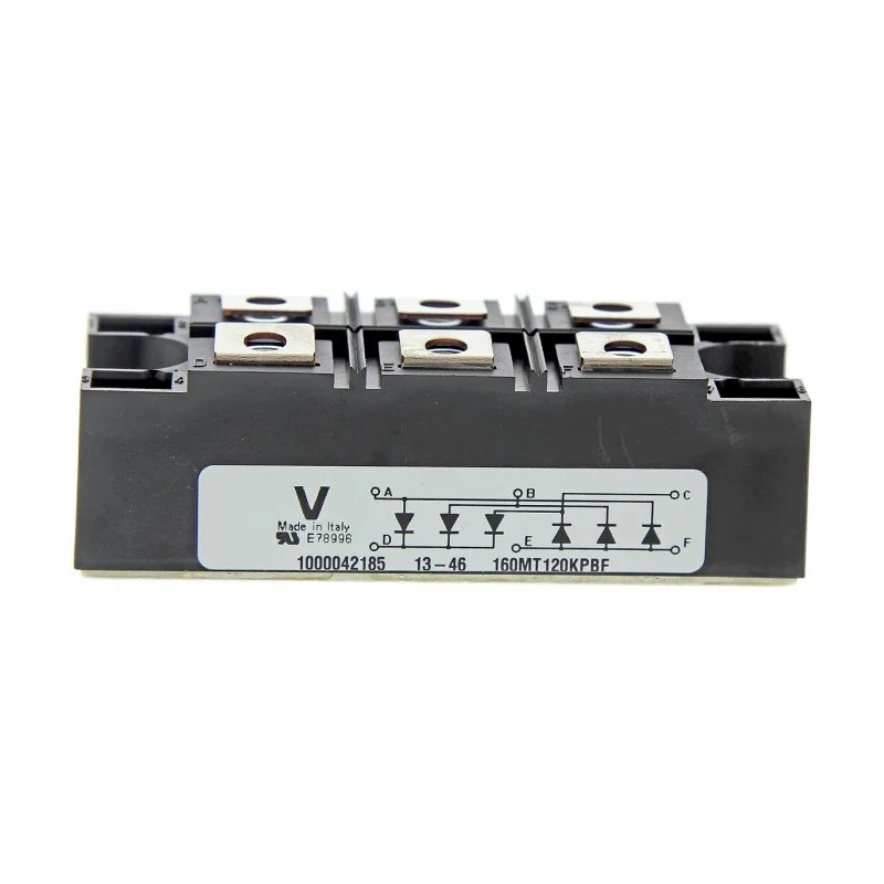 Vishay Bridge Rectifier Module 1200 V 1.5 kA 3-Phase 6-Pin Panel Mount INT-A-PAK VS-160MT120KPBF