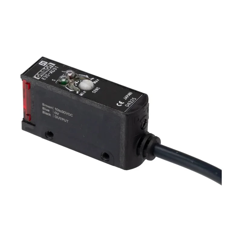 Omron Diffuse Photoelectric Sensor Block Sensor 200 mm PNP Output IP67 Protection E3S AD31