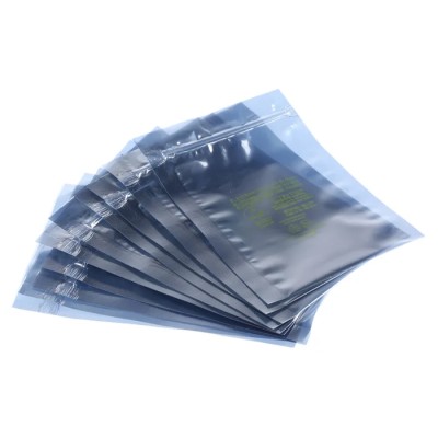 KWR Anti-Static Bag Silver Static Shielding Dissipative Material 76mm Width x 127mm Length KA 001 Z