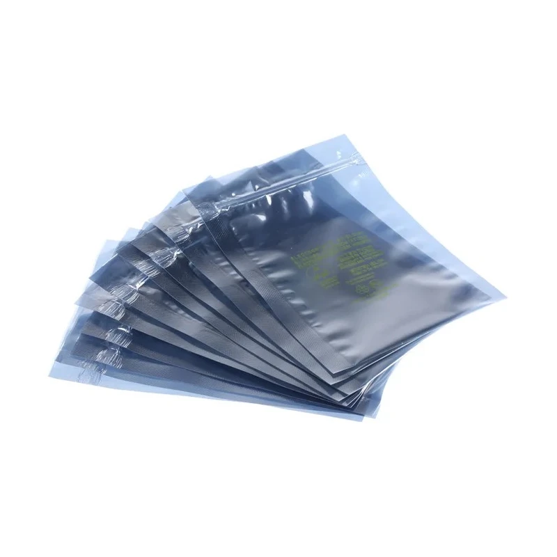 KWR Anti-Static Bag Silver Static Shielding Dissipative Material 76mm Width x 127mm Length KA 001 Z
