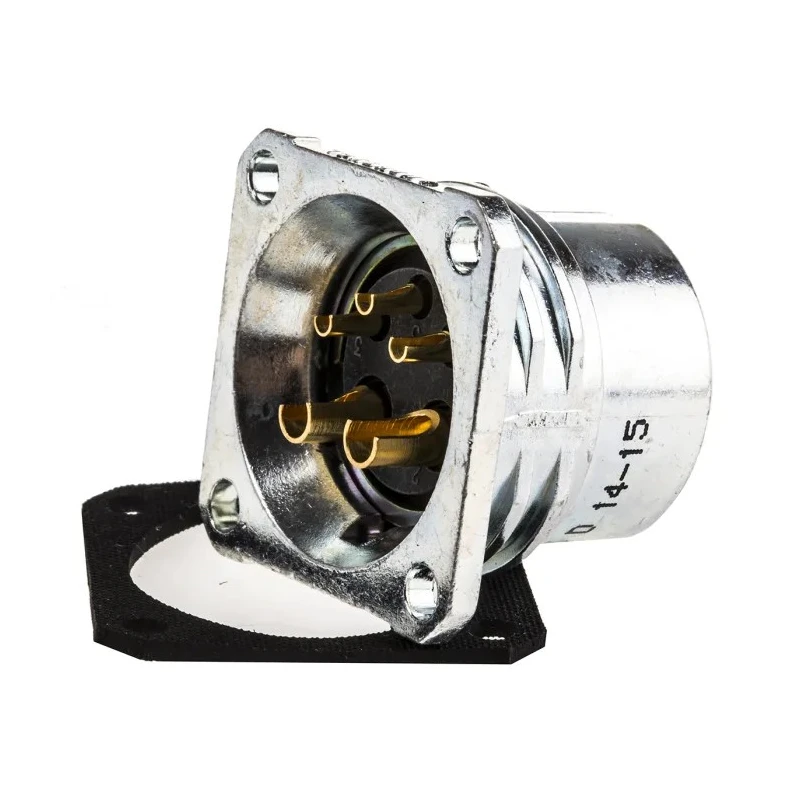 Amphenol Socapex Circular Connector, 5 Contacts, Panel Mount, Socket, Female, IP67, Aluminium Housing, 380V, 25A, SL EF 25 D